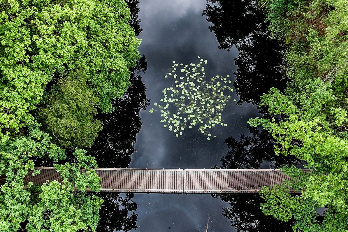 Water genoeg in Wolluk. En daardoor ook menig brug.